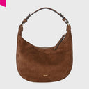 ABRO NANA Beuteltasche klein Leder Suede