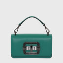CROMIA JANIS kleine Handtasche aus Leder mit Reißverschlussfach und offenem Fach, elegantes Design für Herbst/Winter