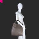 ABRO ESSENTIAL Shopper gross Leder Agave