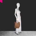 ABRO ESSENTIAL Shopper mittel Leder Suede