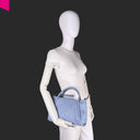 ABRO WILLOW Shopper kleine Lederschultertasche in Dalia Braun mit verstellbarem Riemen und Staubbeutel