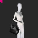ABRO WILLOW Shopper gross Leder Agave
