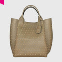 ABRO ESSENTIAL Shopper mittel Leder Agave