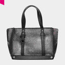 CROMIA HERA CARBONE Handtasche klein