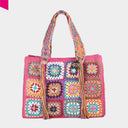 ANOKHI BOOK TOTE CROCHET Handtasche mittel