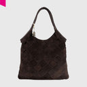 ANOKHI ELSA Beuteltasche Velourleder