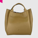 ABRO ESSENTIAL Shopper gross Leder Agave