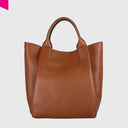ABRO ESSENTIAL Shopper mittel Leder Agave