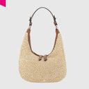 ABRO NANA Beuteltasche klein Raffia