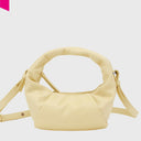 LES VISIONNAIRES GRETA MINI ESSENTIAL SILKY kleine Handtasche aus luxuriösem Leder mit Reißverschluss und verstellbarem Schultergurt