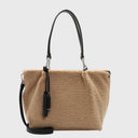 EMILY & NOAH DENISE großer Shopper aus Feinsynthetik mit zwei Tragegriffen und abnehmbarem Umhängeriemen, schultertasche mit Reißverschluss und Innentaschen