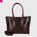 BURKELY COOL COLBIE Laptoptasche 13.3'' Leder 3D Croco-Druck