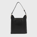 Wind&Vibes LONDON Schultertasche aus Lederimitat mit verstellbarem Schulterriemen und Reißverschlussfach