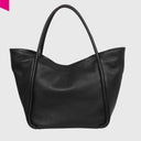 ABRO WILLOW Shopper gross Leder Agave black-gold