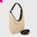 ABRO NANA Beuteltasche klein Raffia