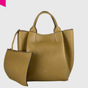 ABRO ESSENTIAL Shopper mittel Leder Agave