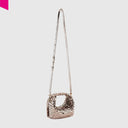 LES VISIONNAIRES GRETA MICRO WEAVE METALLIC Handtasche
