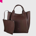 ABRO ESSENTIAL Shopper mittel Leder Agave