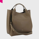 ABRO ESSENTIAL Shopper gross Leder Agave
