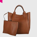 ABRO ESSENTIAL Shopper mittel Leder Agave