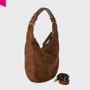 ABRO NANA Beuteltasche klein Leder Suede