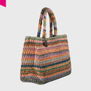 ANOKHI BOOK TOTE CROCHET Handtasche gross