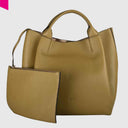 ABRO ESSENTIAL Shopper gross Leder Agave