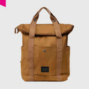 CITY Bikepack XL Rucksack Braun Frontansicht
