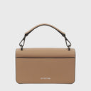 CROMIA JANIS kleine Lederhandtasche mit Reißverschlussfach und offenem Rückfach für Herbst/Winter