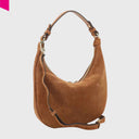 ABRO NANA Beuteltasche klein Leder Suede