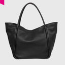 ABRO WILLOW Shopper gross Leder Agave black-nickel