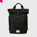 CITY Bikepack Rucksack Schwarz Frontansicht
