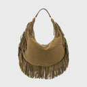 ABRO NANA Beuteltasche klein Leder Suede