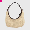 ABRO NANA Beuteltasche klein Raffia