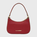 Elegante ZOE Schultertasche mit Reißverschluss und goldfarbenen Metallbeschlägen