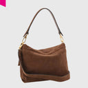 ABRO TEMI Schultertasche mittel Leder Suede