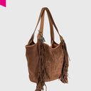 ANOKHI CHEYENNE Velourleder Fransen