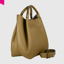 ABRO ESSENTIAL Shopper gross Leder Agave