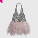 HIBOURAMA VANNIFIQUE MINI PLUMES Handtasche