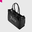 JUICY COUTURE IRIS VELVET RHINESTONES Shopper gross