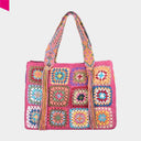 ANOKHI BOOK TOTE CROCHET Handtasche mittel