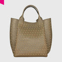 ABRO ESSENTIAL Shopper mittel Leder Agave