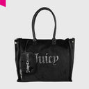 JUICY COUTURE IRIS VELVET RHINESTONES Shopper gross
