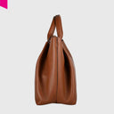 ABRO ESSENTIAL Shopper mittel Leder Agave