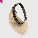 ABRO NANA Beuteltasche klein Raffia