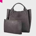 ABRO ESSENTIAL Shopper gross Leder Agave