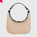 ABRO NANA Beuteltasche klein Raffia