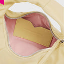 Kleine LES VISIONNAIRES GRETA MINI ESSENTIAL SILKY Handtasche aus luxuriösem Silky Leder mit Reißverschluss und verstellbarem Schultergurt