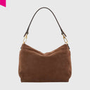 ABRO TEMI Schultertasche mittel Leder Suede