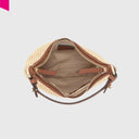 ABRO NANA Beuteltasche klein Raffia